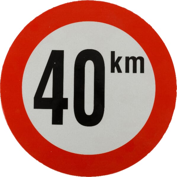 Autocoll. 40 km Belgien 150 mm — réf. WB69108