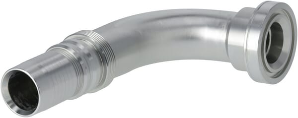 Raccord à sertir 4SH-DN40 avec flasque ø63,5 mm 90° vue 2