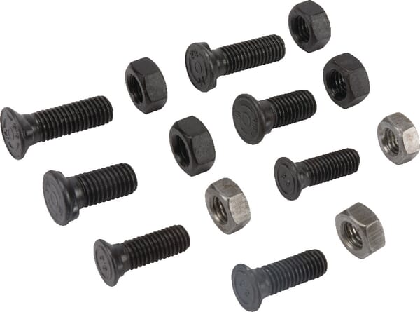 Pack de vis 3x M10x30 CO, 2x M12x30 CO, 2x M12x45 CO + Ecrous — réf. TB40018