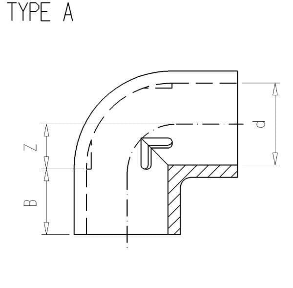 Coude 90° 3/4"x3/4" vue 2