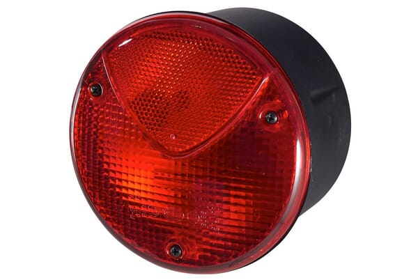 Feu de stop rond, 12/24V, rouge, à boulonner, Ø 122,5mm, Hella — réf. 2TA964169061