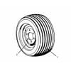 Wheel 6/161/205 D18 500/45-22.5 TL ET-0