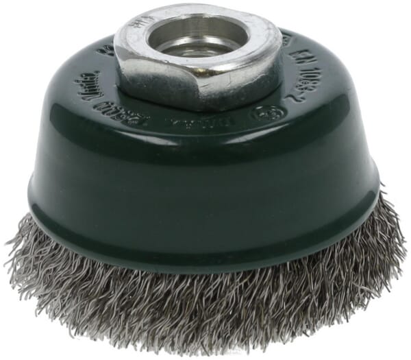 Drátěný miskový kartáč M14, 60 mm, nerezová ocel