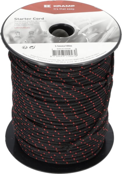 Lanko startéru 3,5 mm x 100 m, černé