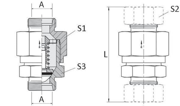 Clapet anti-retour 10S - 1 bar vue 7