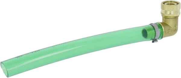Égouttoir coudé LB 90° avec tuyau de 25 cm · réf. 650108