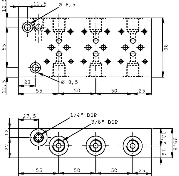 Manifold 1 section vue 3