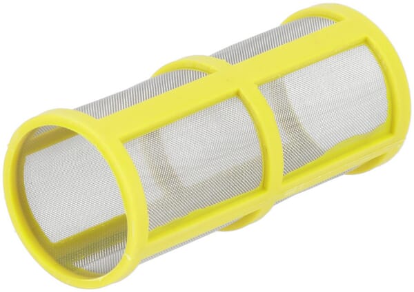 Cartouche filtrante 80 mesh jaune avec joints toriques vue 2