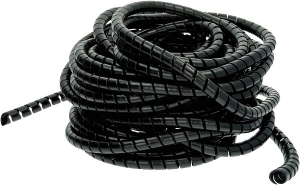 Spirale plastique noire 20-27 25m — réf. KBV20BP025KR