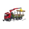 U03669 MB Arocs Timber truck with loading crane, grab, 3 trunks