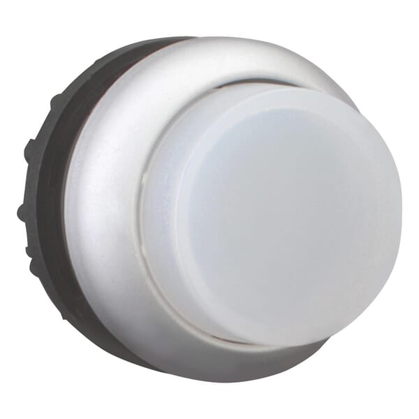 Bouton-poussoir lumineux blanc vue 6