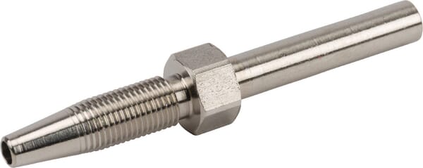 Embout tube à visser DN04 inox — réf. CLRS04RVS