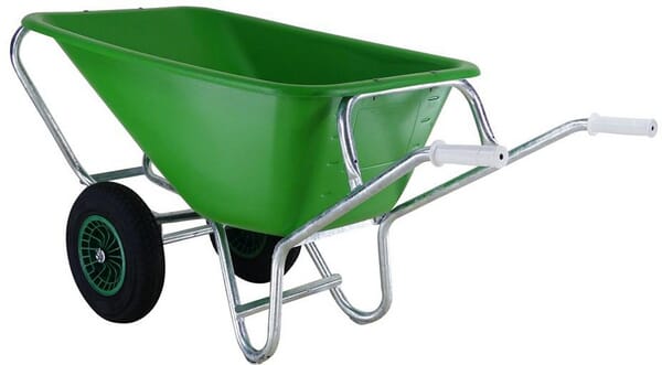 Brouette F&S 165-2 vert vue 6