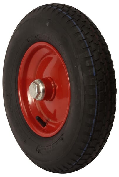 Jante en acier 4.00x8 4PR ST15 Ø20/25x118 · réf. W400842025118
