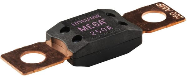 Fusible méga 250A longueur 68,6mm rose Hella · réf. 8JS742902051