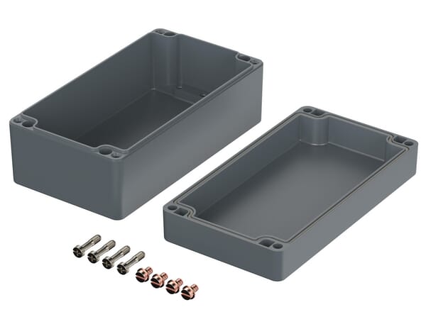 Boîtier en aluminium 120x220x9 vue 2