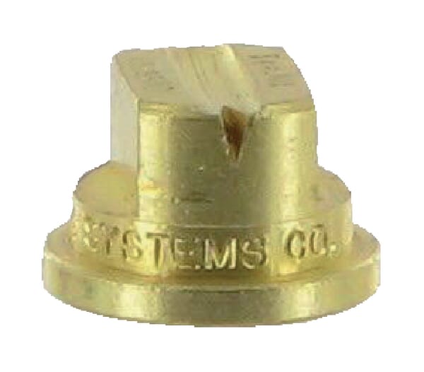 Buse de bordure à jet plat OC 85° 15 dorée laiton TeeJet · réf. D25143UB85015