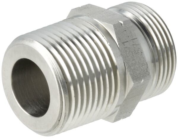 Raccord à filetage mâle 18L x 3/4" NPT SS · réf. GES18L34NPTSS