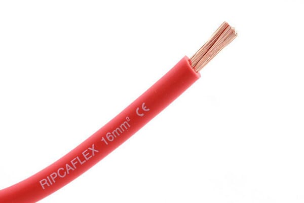Câble flexible 1x25mm² PVC, rouge · réf. 1025FLEXRD