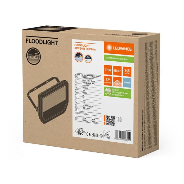Projecteur 41W 6500K Blanc — réf. LVFL50865W65G4