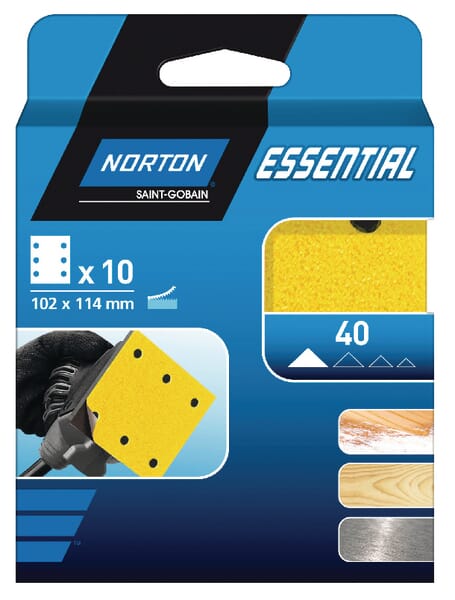 Brusná páska se suchým zipem a odsávacími otvory, základní