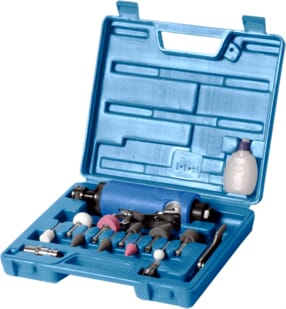 Coffret meuleuse crayon 16 pcs - 350W, 22 000tr/min · réf. 345210LAC