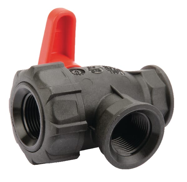 Vanne à boisseau sph. 3/4" 3v. vue 2