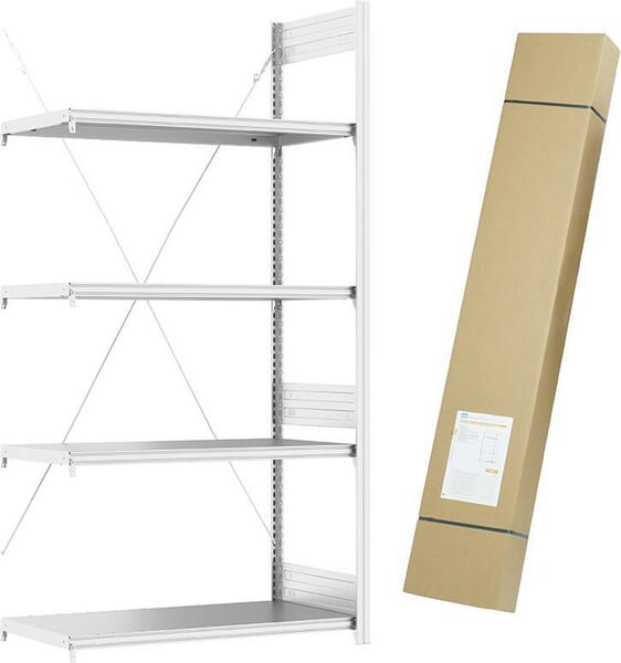 Prodloužení skladových regálů 2 m, 1000x500 mm