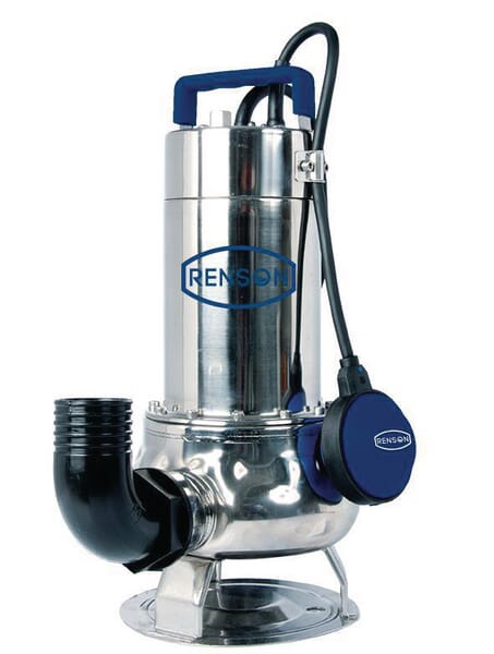 Pompe de relevage monophasée inox pour eaux très chargées 0,75 kw — réf. 111080