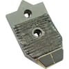 Cultivator point 215x127x20mm, hardened, flat, 2 hole, suitable for Unia