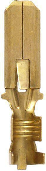 Fiche à lame mâle, ambre, 2,5 mm² 6,3 mm · réf. 1440000022