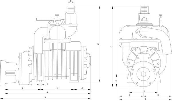 Slurry Tanker MEC BP Vacuum Pump Repair Kit Vanes Gaskets & Seal Kit 11000 Model 