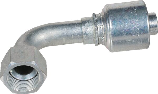 Racc. à sertir DN25-1"5/16 JIC 90° · réf. 16G16FJX90S