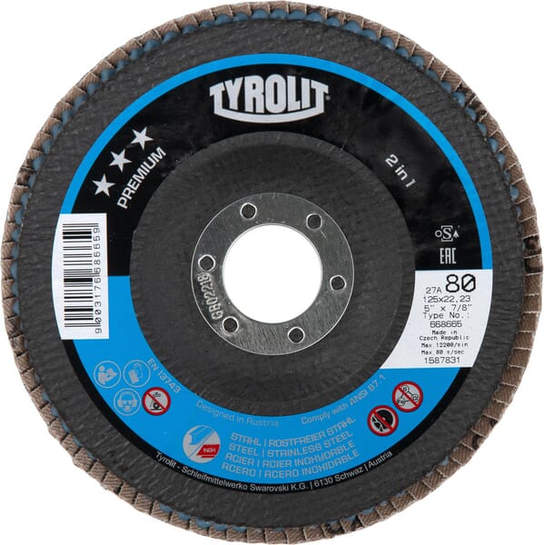 Disque abrasif lam. 125mm K80 — réf. K19192