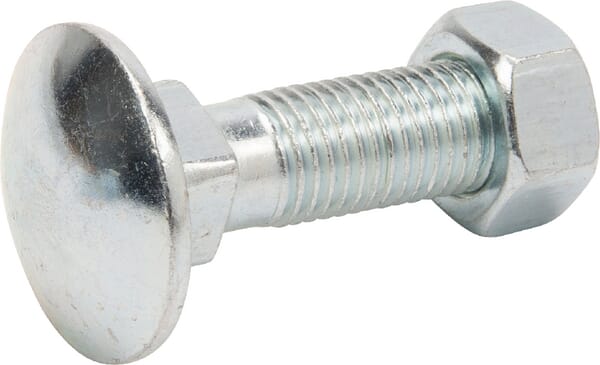 Šroub závěrný s maticí M16x80 4.6, zink.