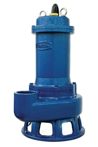 Pompe de relevage triphasée fonte roue vortex pour eaux très chargées 2,2 kw — réf. 109450