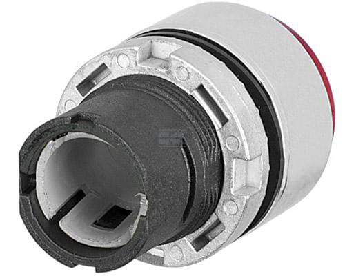 Bouton poussoir lumineux rouge vue 2