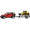 U02925 Jeep mit Anhänger und Kompaktlader