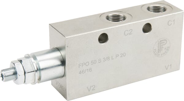Valve de maintien de charge · réf. FPO50S38LP20