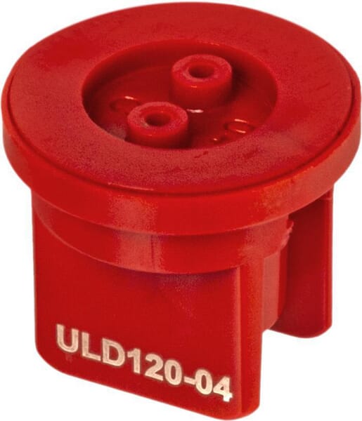 Buse à jet plat ULD 120° 04 rouge plastique Hypro vue 2