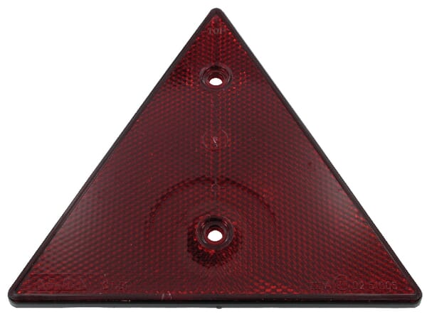 Catadioptre triangle rouge à visser — réf. WB2800