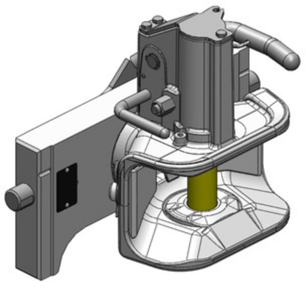 Accouplement remorque 310mm vue 2