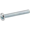 DIN 85 pan-head bolts with slot head, metric, zinc-plated
