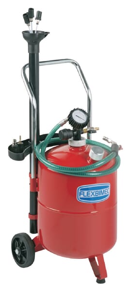 Přístroj k odsávání oleje s ručním vyprazdňováním nádrže oleje