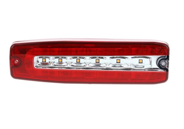 Feu arrière multifonction LED, rectangulaire, 12-24V, 209x58x30.8mm CTL14 — réf. 163010