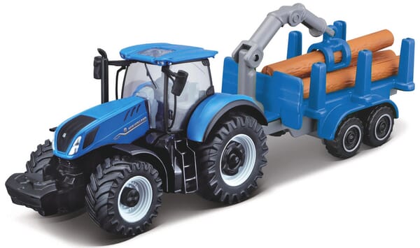 New Holland T7.315 avec remorque à bois — réf. MA15590NL