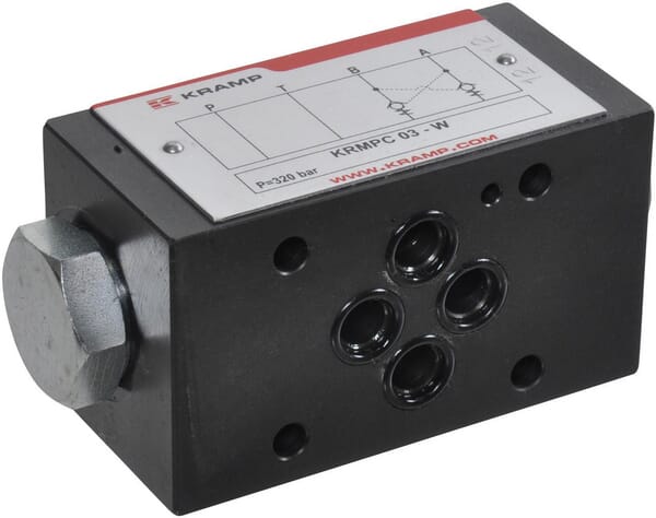 Clapet antiretour commandé NG6 vue 2