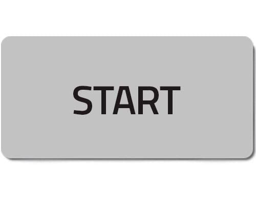Autocollant "START" — réf. 02026T