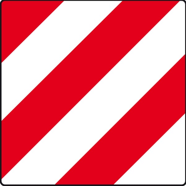 Panneau signalis. 423x423 mm vue 2