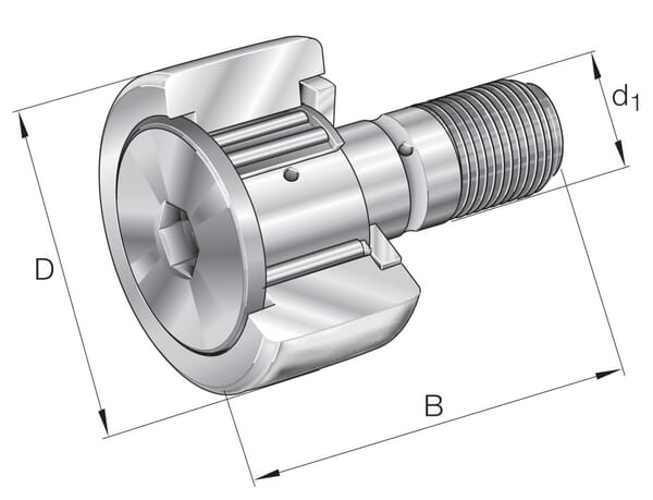 Vodicí kladka s maticí